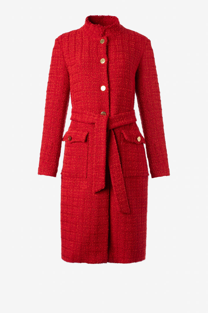 Tweed long coat