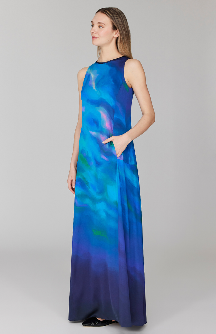 PREORDER Mountainscape Trapeze Gown