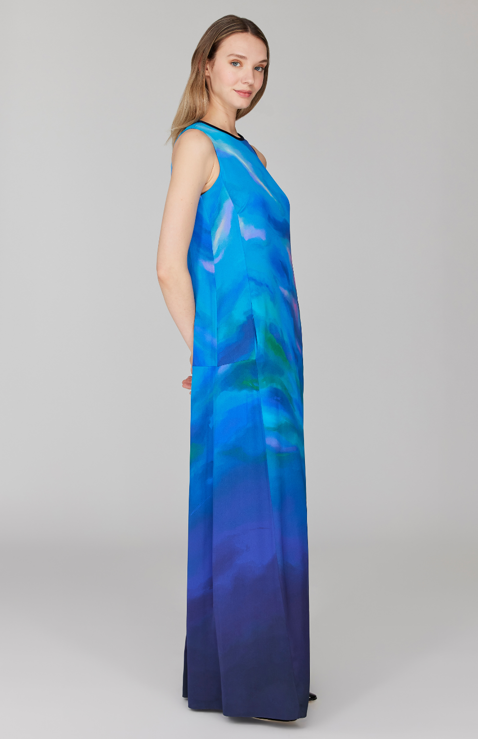 PREORDER Mountainscape Trapeze Gown