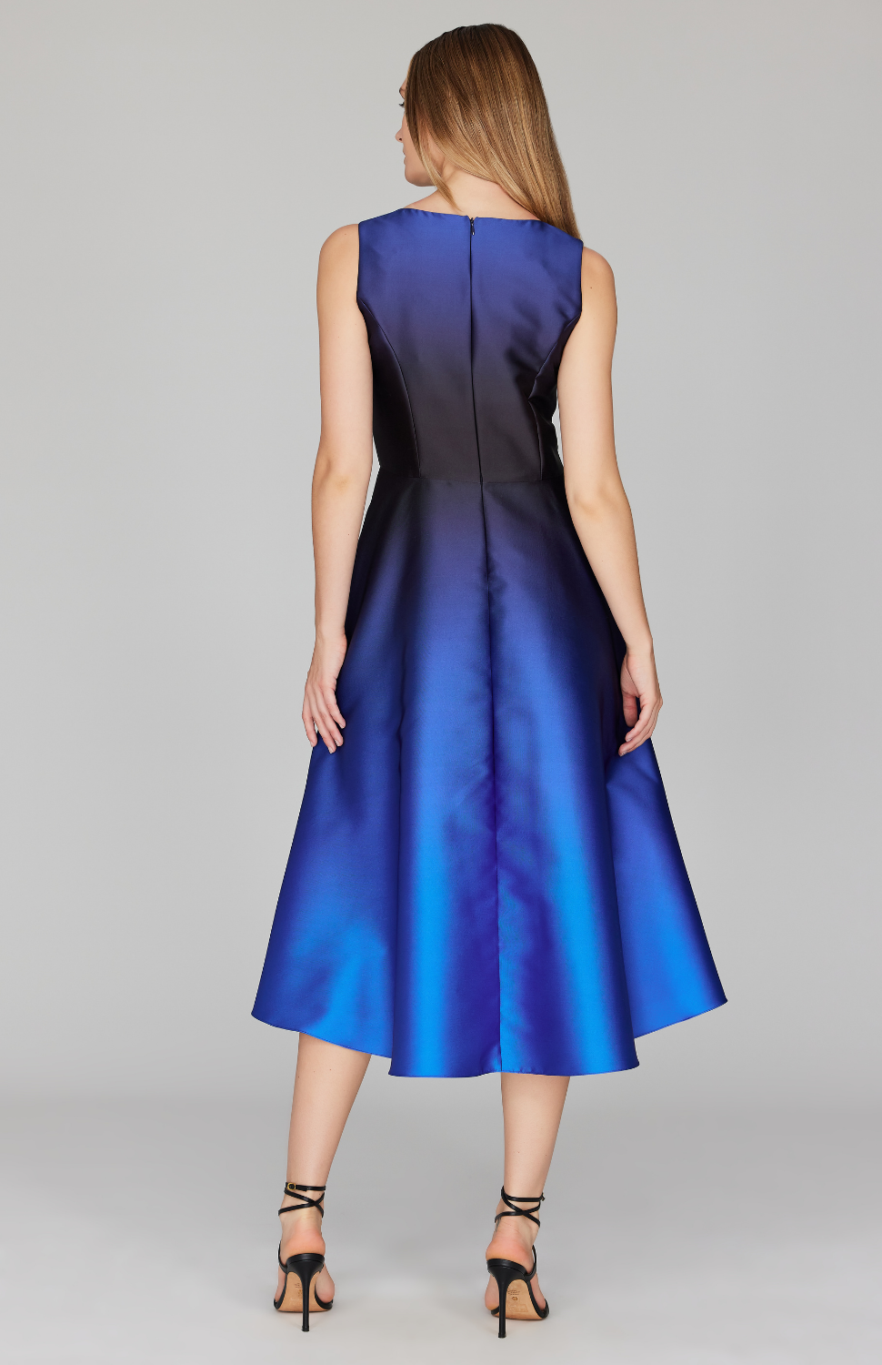 Hyacinth Print Fit & Flare Dress