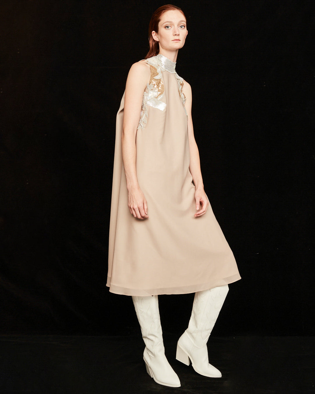 Maison Marie Saint Pierre | Dresses | Adriana | Almond