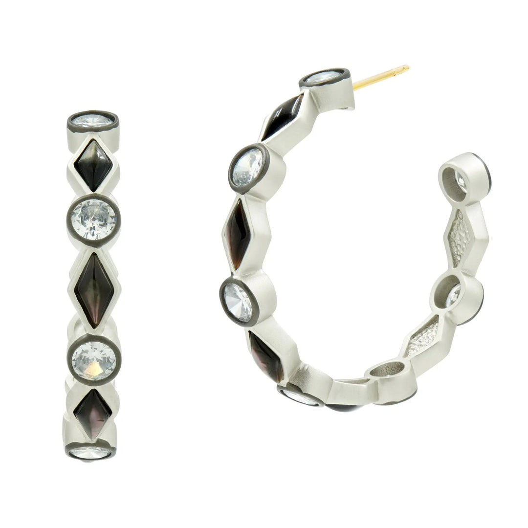 Grey Shades of Brooklyn Hoop Earring FR Vault EARRING