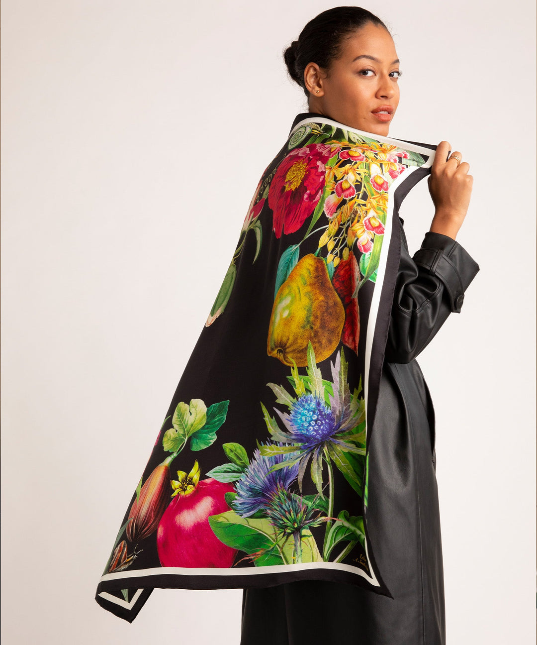 A Snail's Tale 35" Silk Square Scarf
