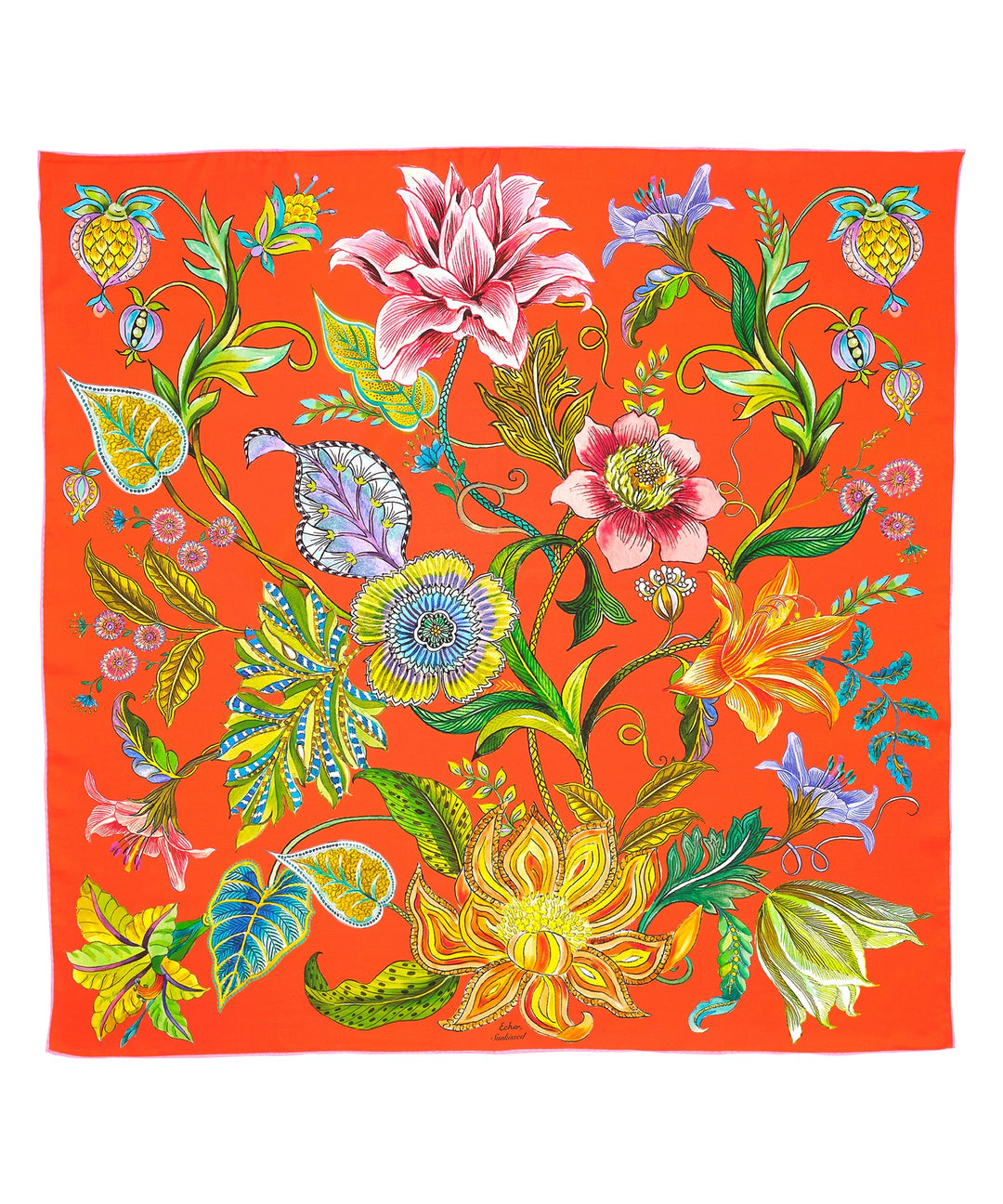 Sunkissed Silk Square in color Tangerine