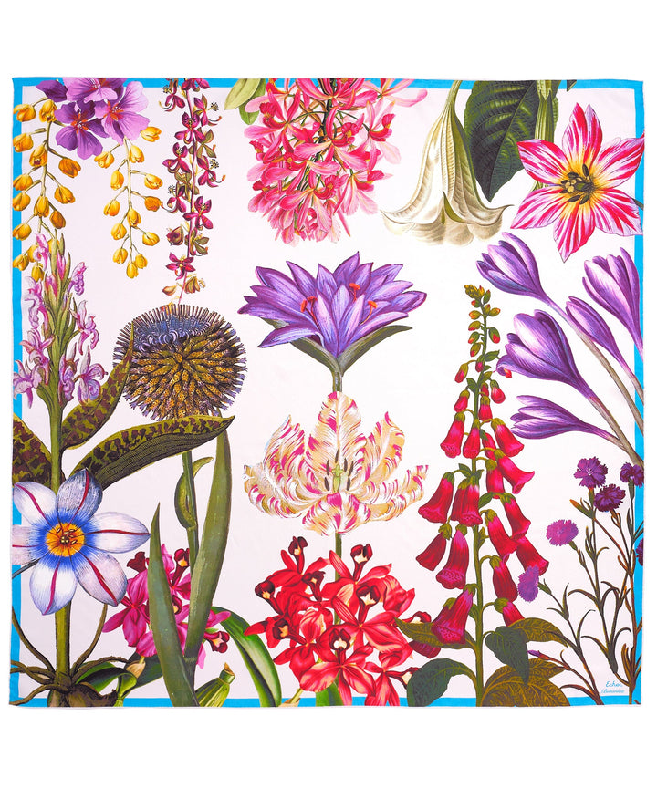Botanica 35" Silk Square Scarf