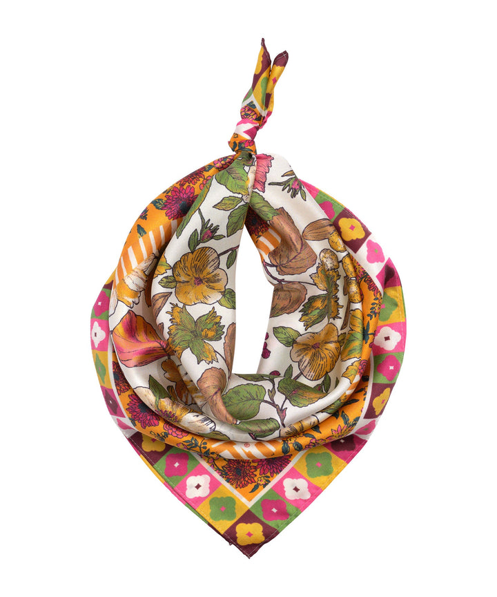 Forest Floor Silk Bandana