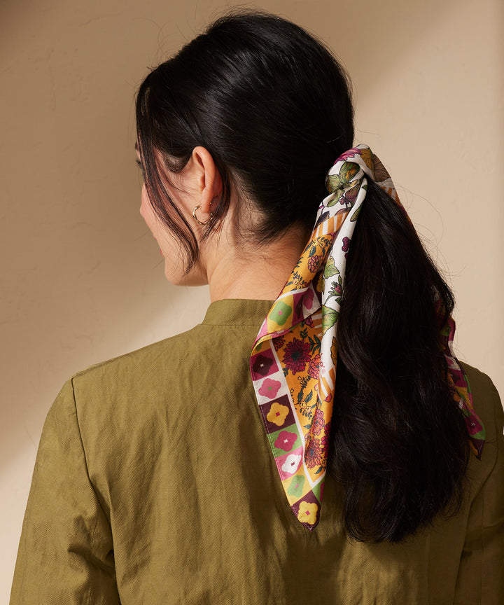 Forest Floor Silk Bandana