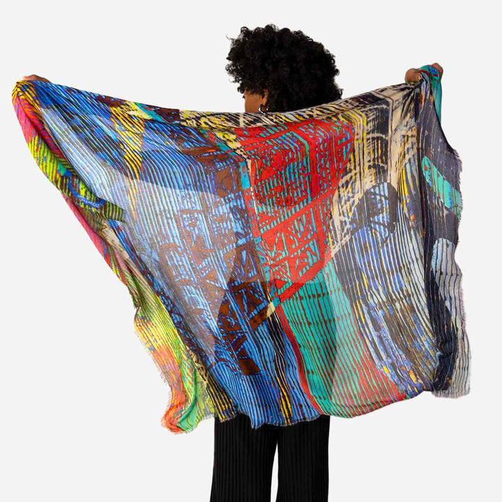 A Walk in Paris Silk Modal Scarf