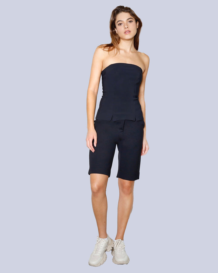 Maison Marie Saint Pierre | Top | GARANCE | Black | Shorts | DELPH | Black