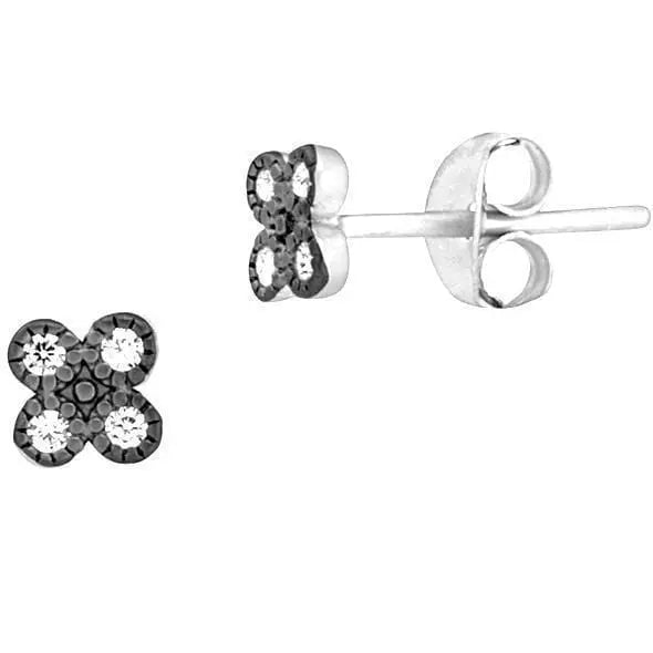 Tiny Clover Stud Earring - FREIDA ROTHMAN