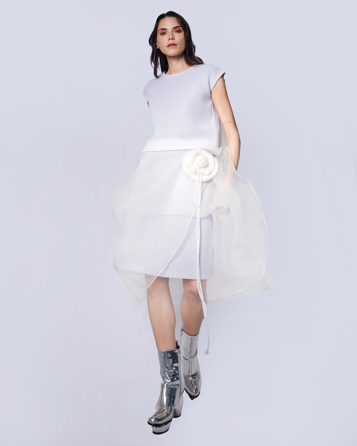 Maison Marie Saint Pierre | Skirt | IRINA | White | Top | IVANNAKE | White