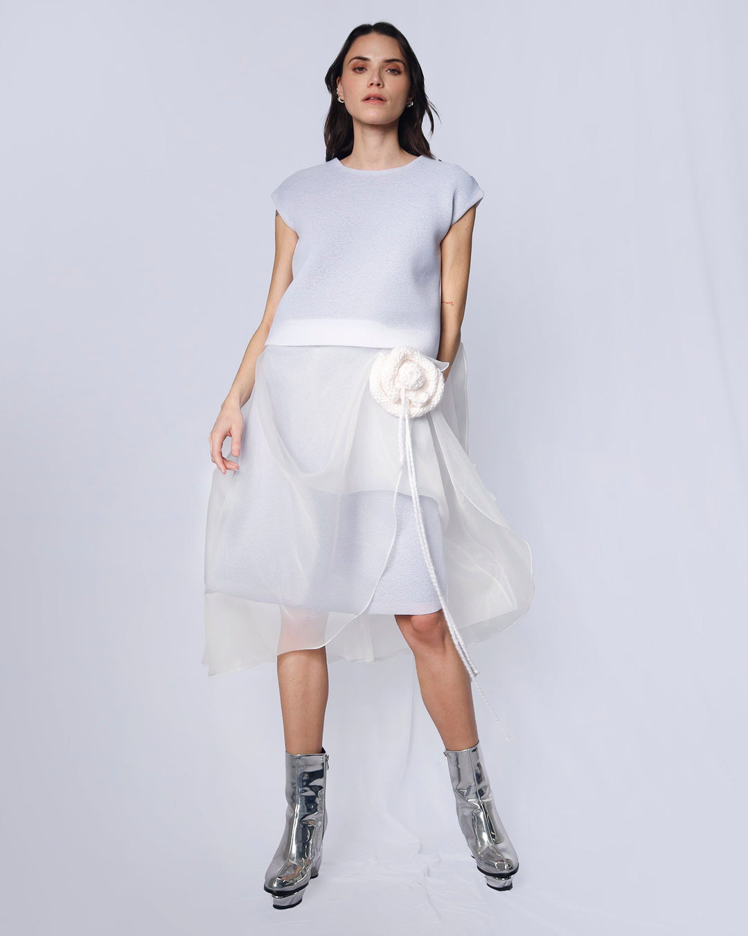 Maison Marie Saint Pierre | Skirt | IRINA | White | Top | IVANNA | White