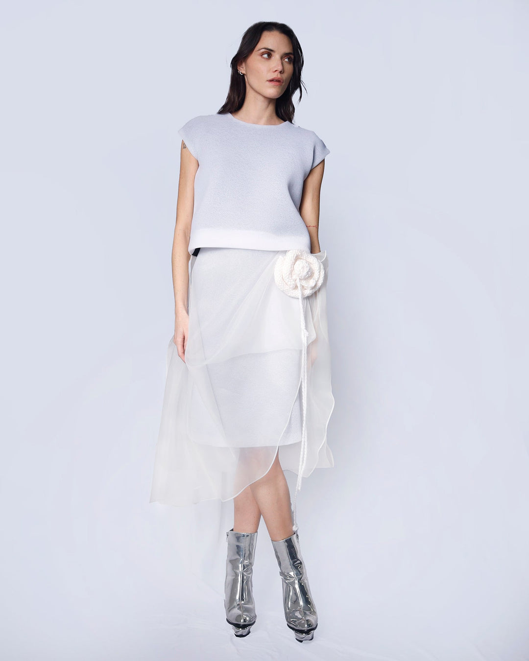 Maison Marie Saint Pierre | Skirt | IRINA | White | Top | IVANNAKE | White