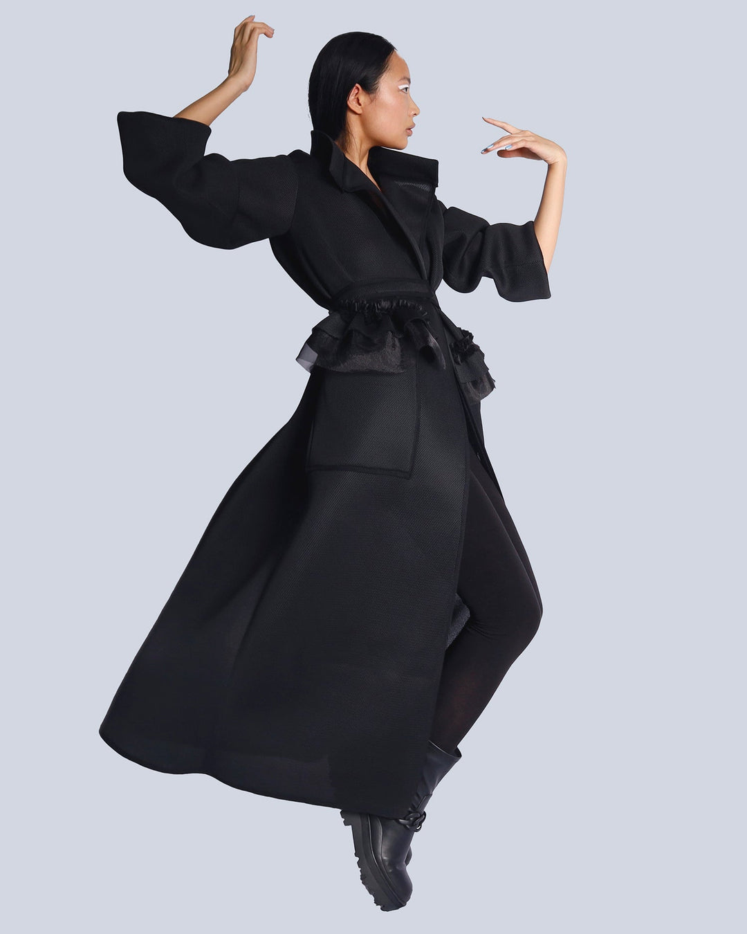 Maison Marie Saint Pierre | Coat | ISABELLA | Black