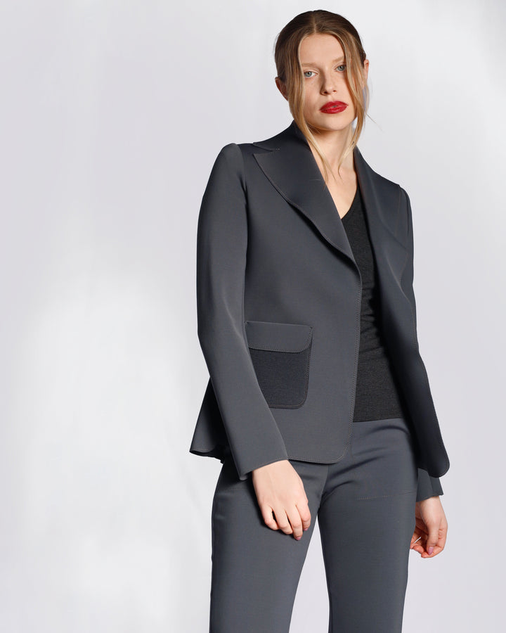 Maison Marie Saint Pierre | Pants | HILL | Dark Charcoal | Jacket | HOLMAN | Dark Charcoal