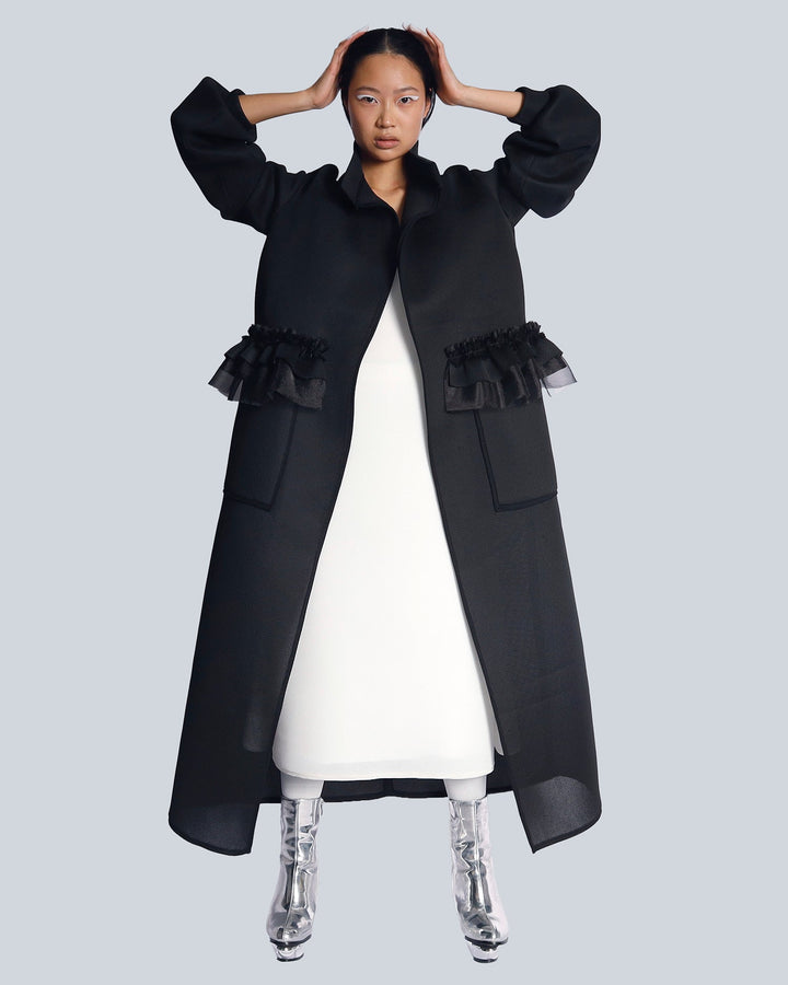 Maison Marie Saint Pierre | Coat | ISABELLA | Black