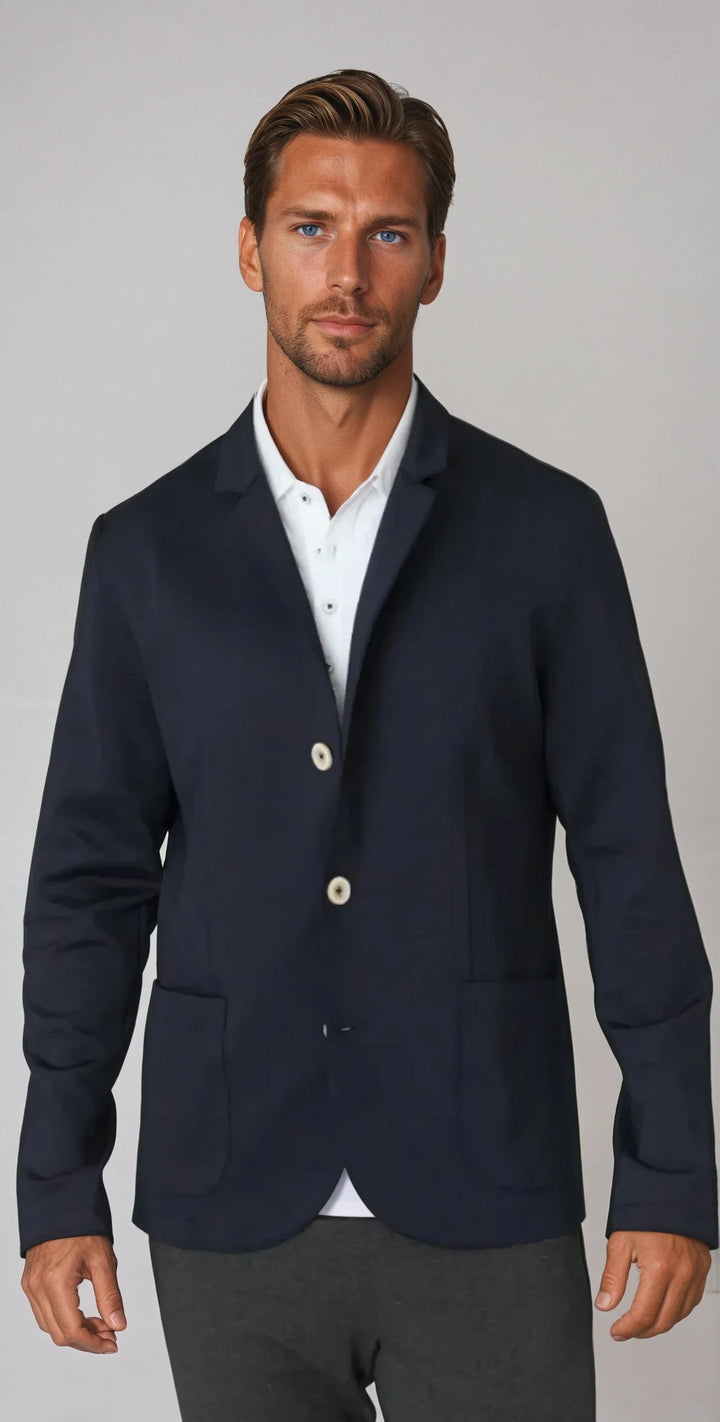 In-Flight Stretch Blazer Navy