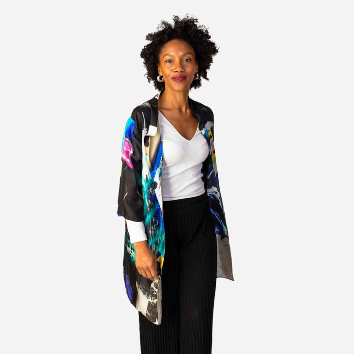 Pam Pam Reversible Silk Jacket