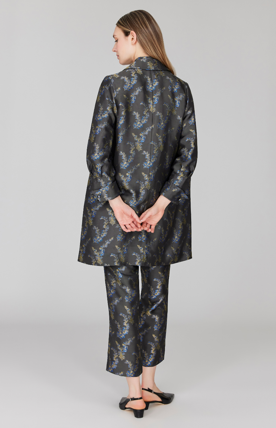 PREORDER Feather Jacquard Oversized Jacket