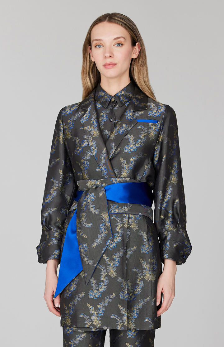 PREORDER Feather Jacquard Double Sided Sash