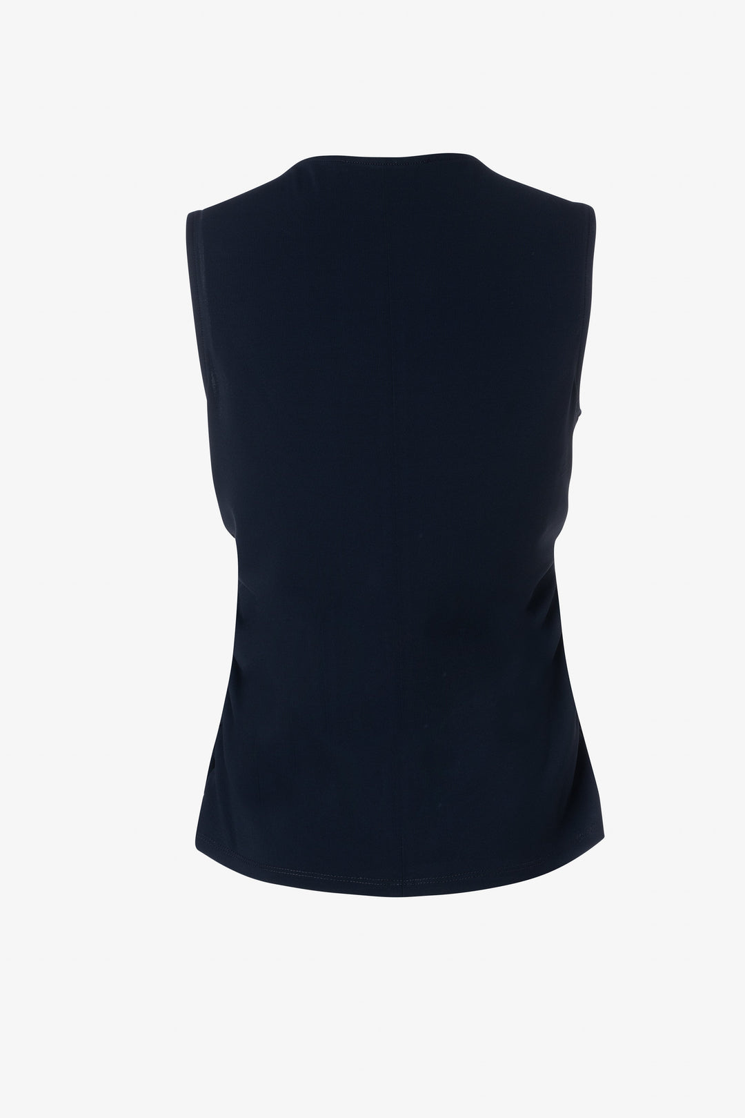 Shirred sleeveless top