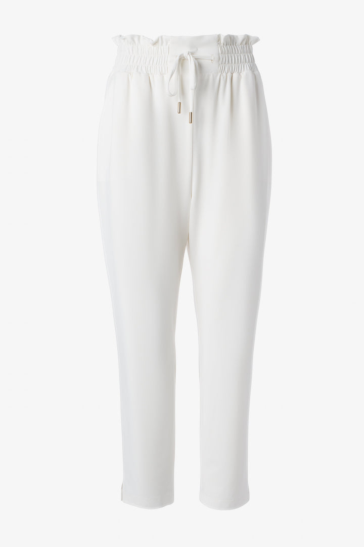 Jogger pant with paper bag waistband