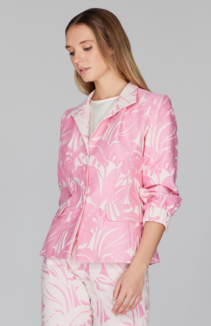 Safari Shirting High Neck Jacket