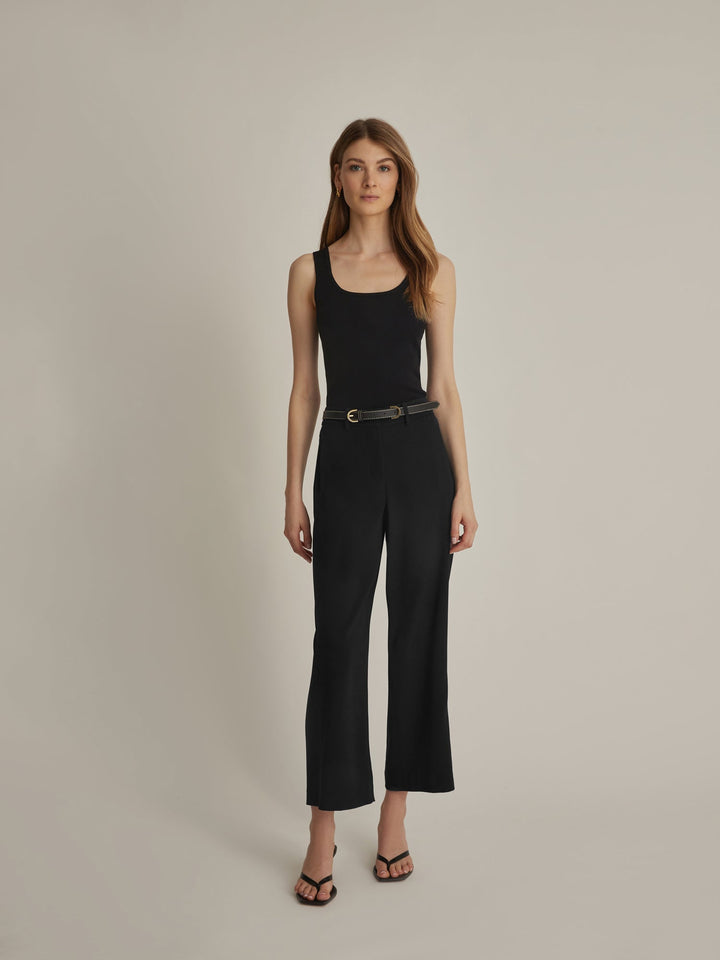 Cropped wide pant