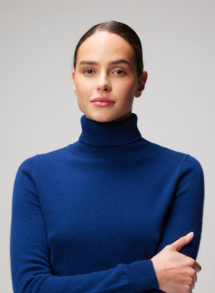 Cashmere Long Sleeve Turtleneck - TURTLENECK L/S - Majestic Filatures North America