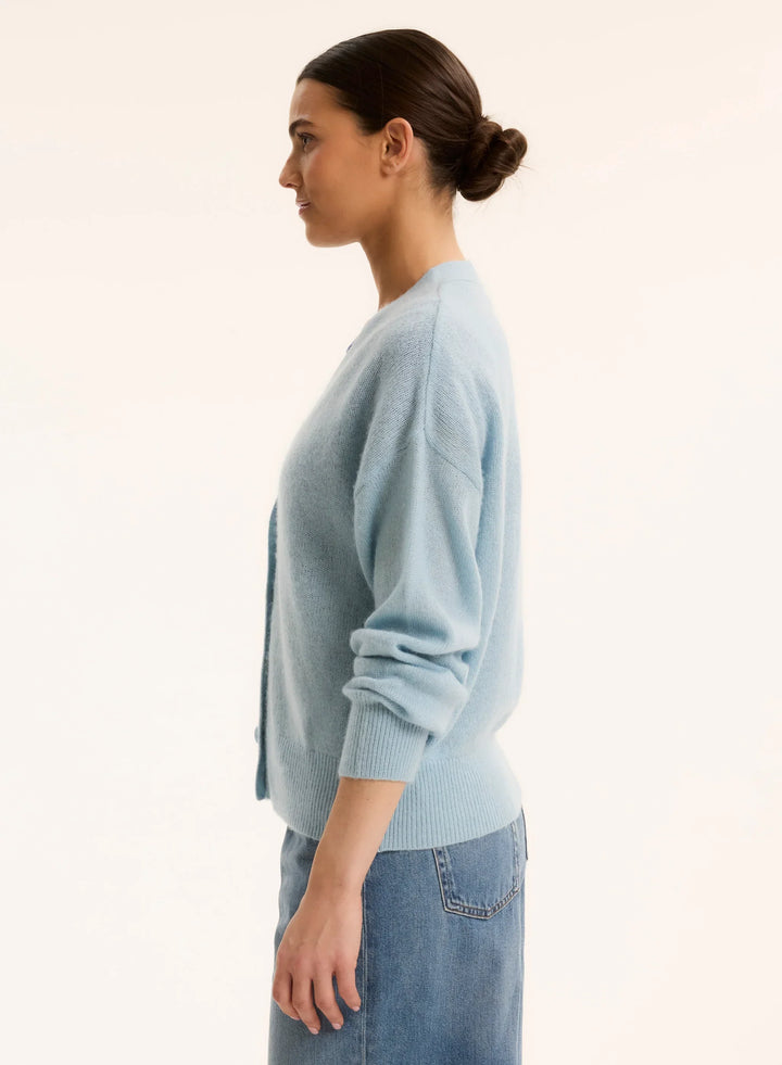 Cashmere Silk V-Neck Cardigan