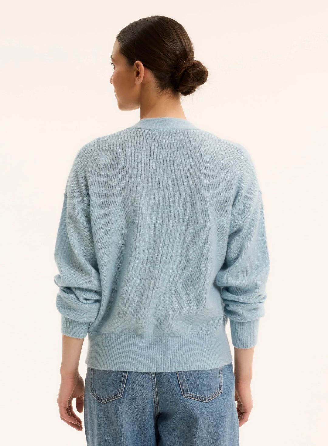 Cashmere Silk V-Neck Cardigan