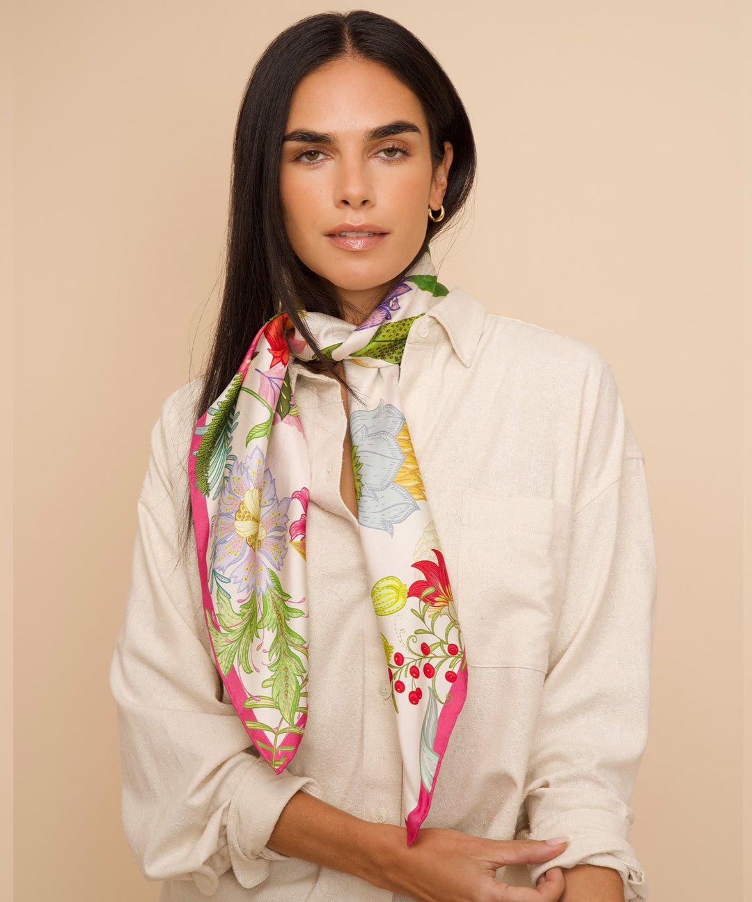 Oasis 35" Silk Square Scarf