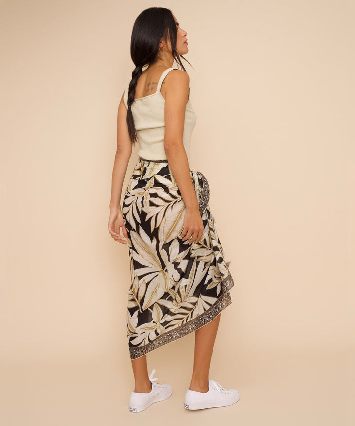 Golden Palm Sarong Wrap