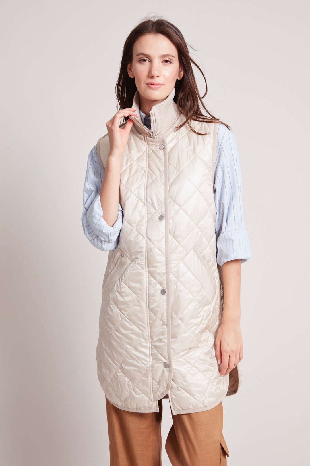 Destiny sleeveless quilted vest