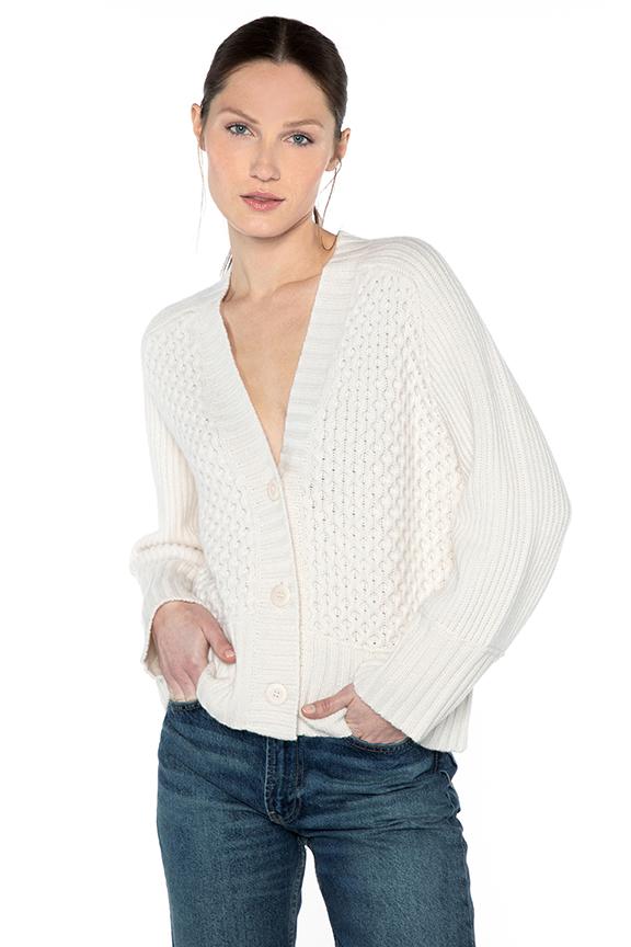 Luxe Mixed Stitch Cardigan