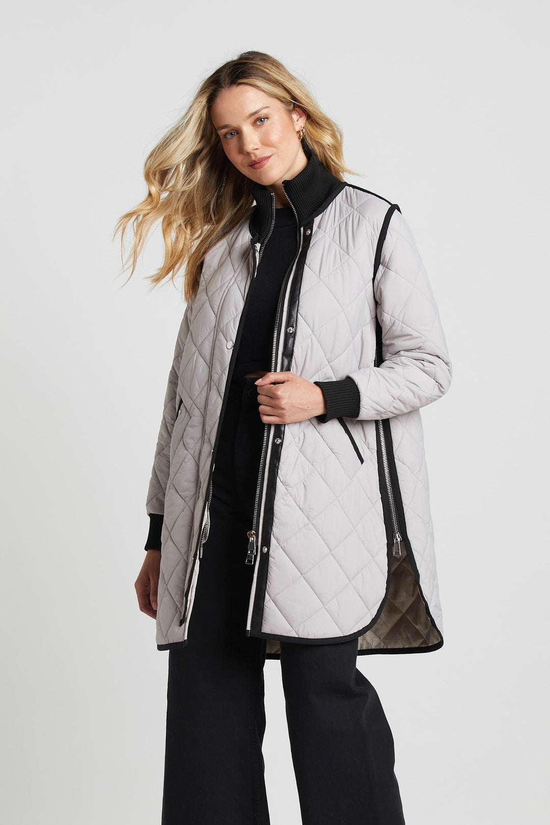 Libby Quilted Full Zip Coat