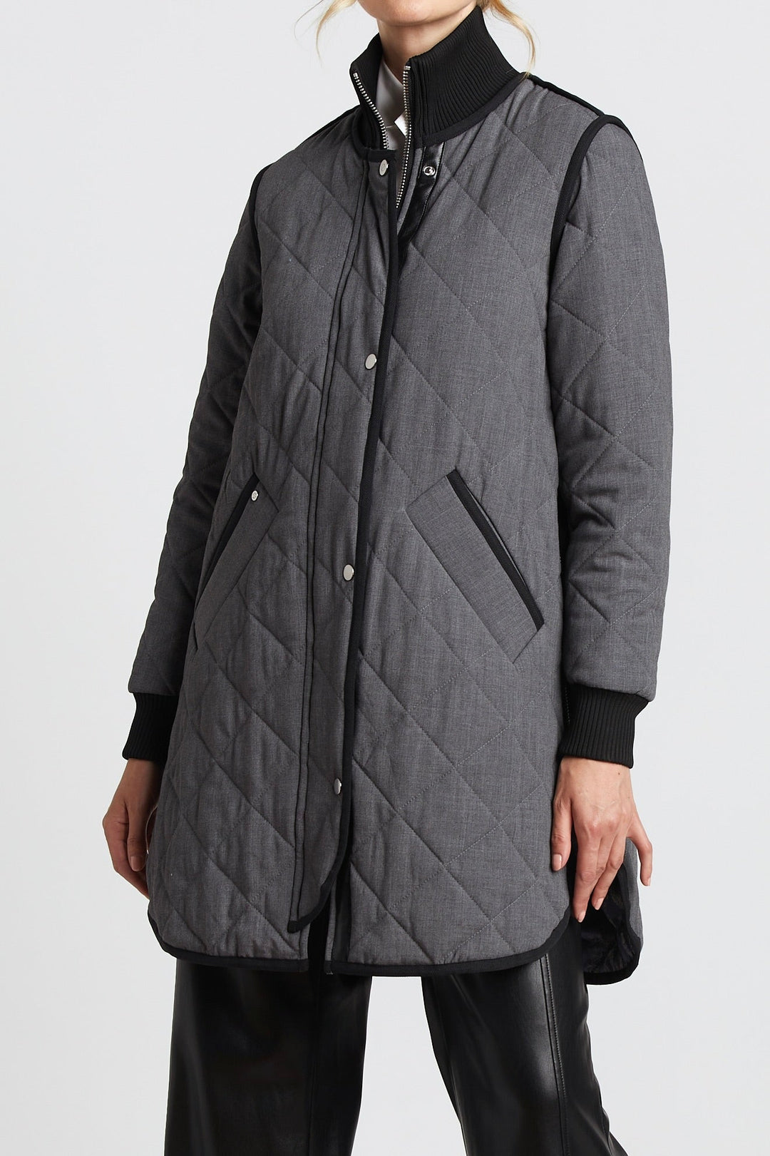 Libby Quilted Full Zip Coat