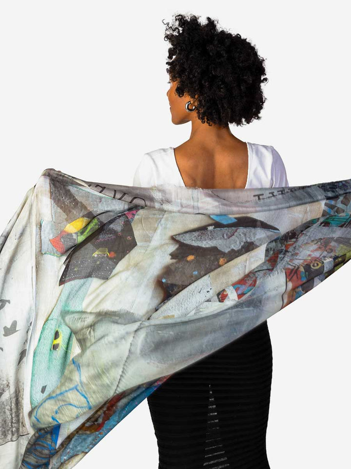 Art is Love Silk Modal Scarf