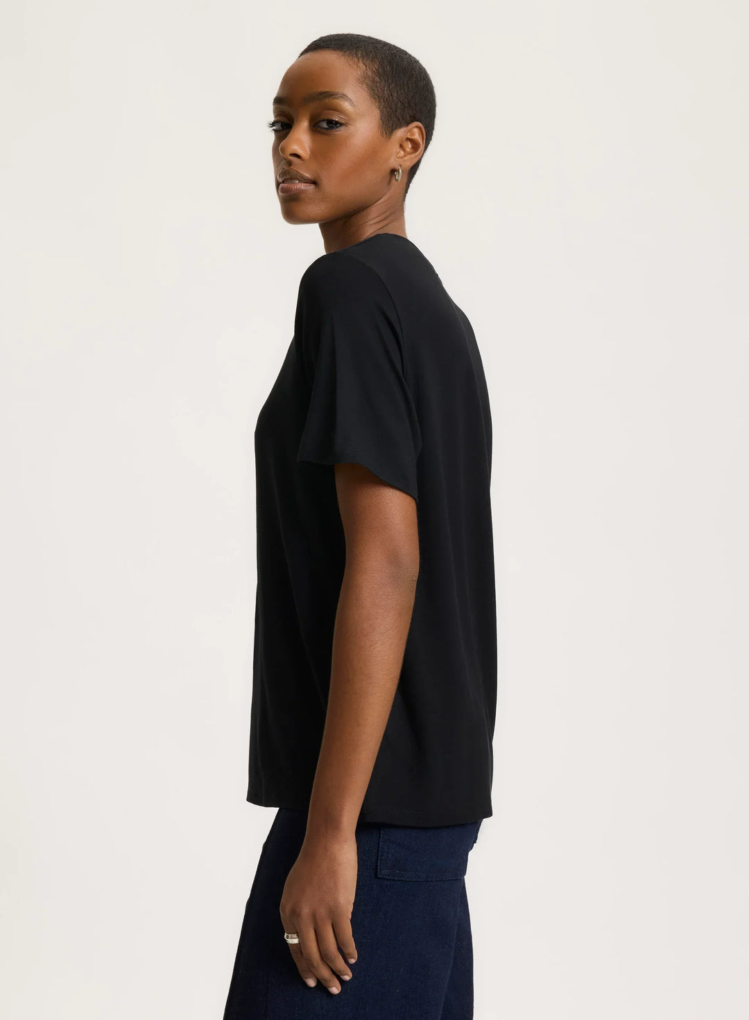 Soft Touch Long Sleeve Crewneck T-Shirt