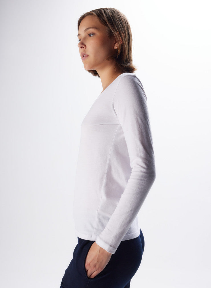 Soft Touch Long Sleeve V-Neck T-Shirt