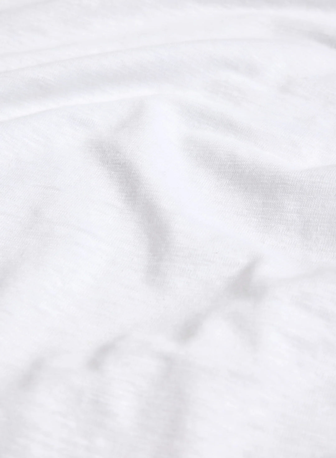 Stretch Linen Short Sleeve Crewneck T-Shirt