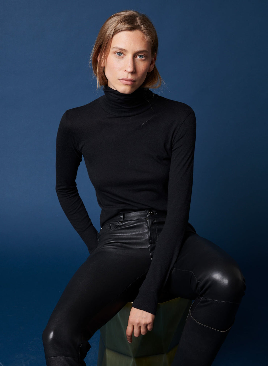 Soft Touch Long Sleeve Turtleneck - TURTLENECK L/S - Majestic Filatures North America