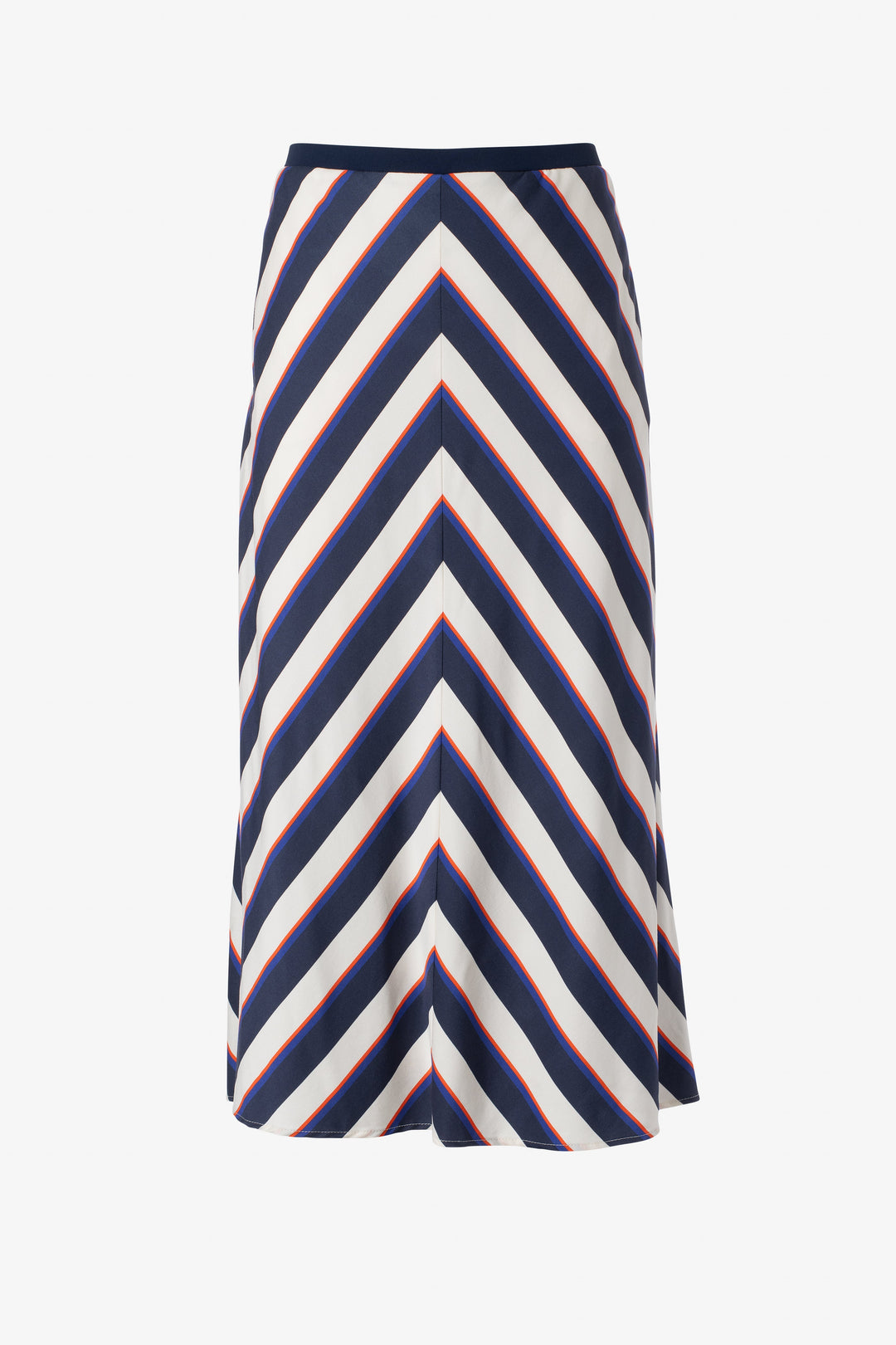 Printed stripe skirt