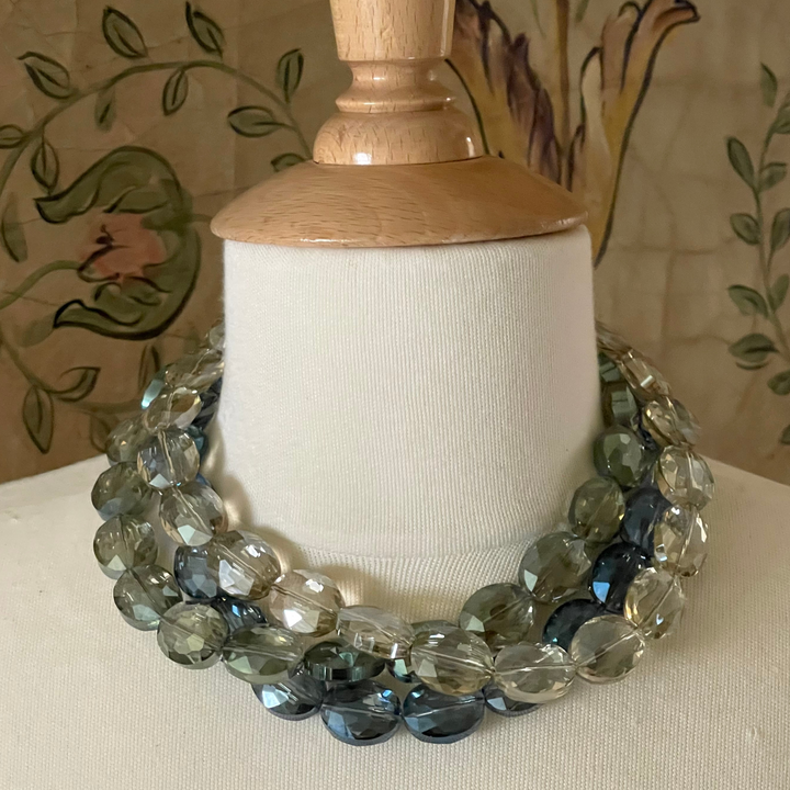 Blue Crystal Necklace