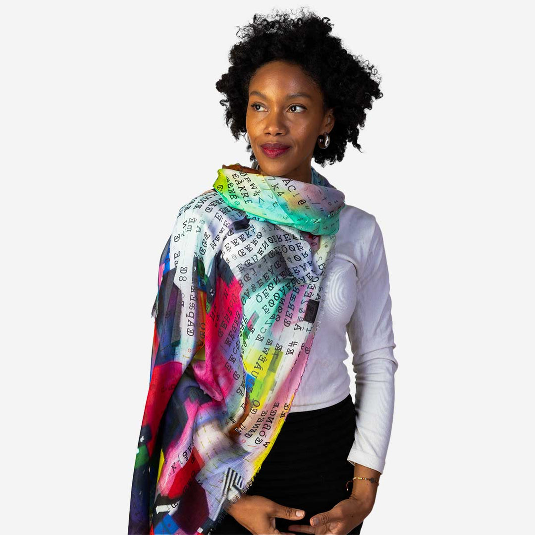 The Wave Silk Modal Scarf