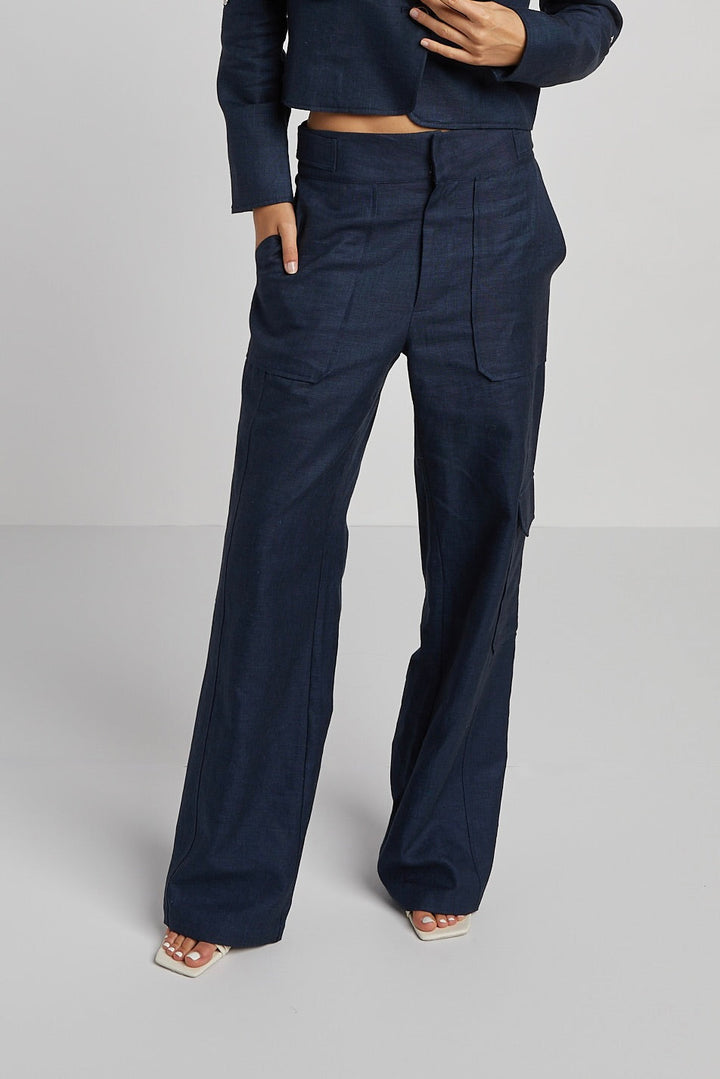 Nolan Slightly Wide Leg Cargo Pant