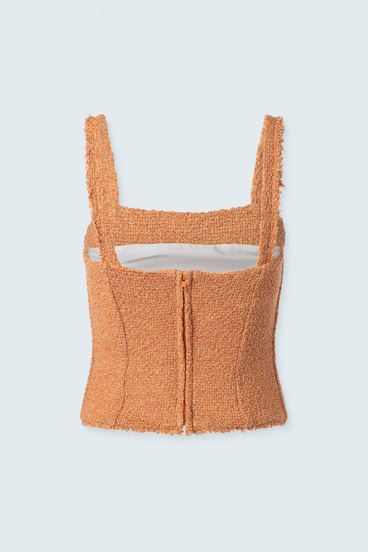 Bustier with shoulder straps