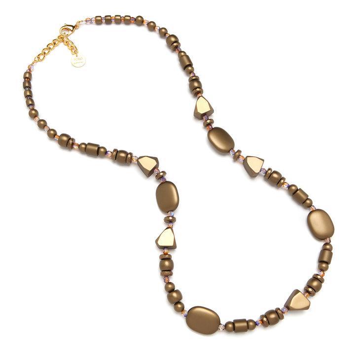 Allegra Necklace Brass