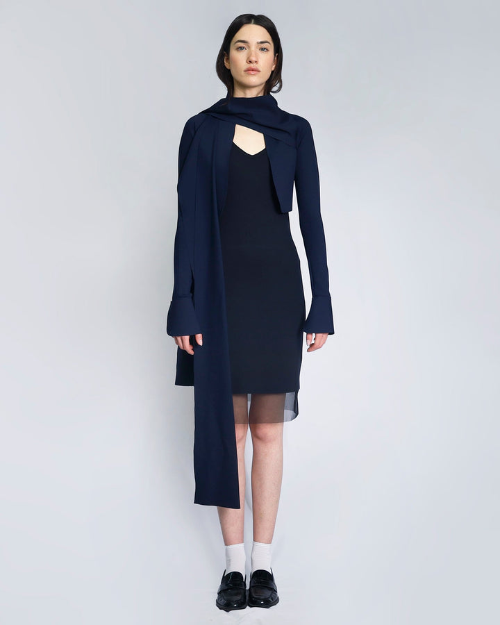 Maison Marie Saint Pierre | Dress | EDGAR | Black | Jacket | LYLE | Deep Blue