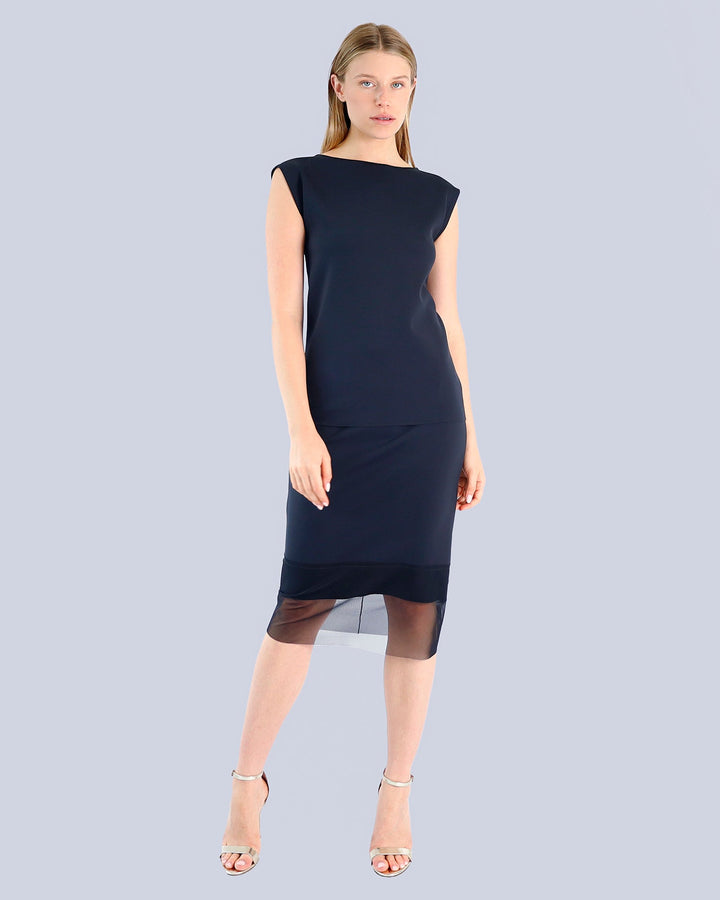 Maison Marie Saint Pierre | Top | KAMAL | Black | Skirt | KALOMIN | Black